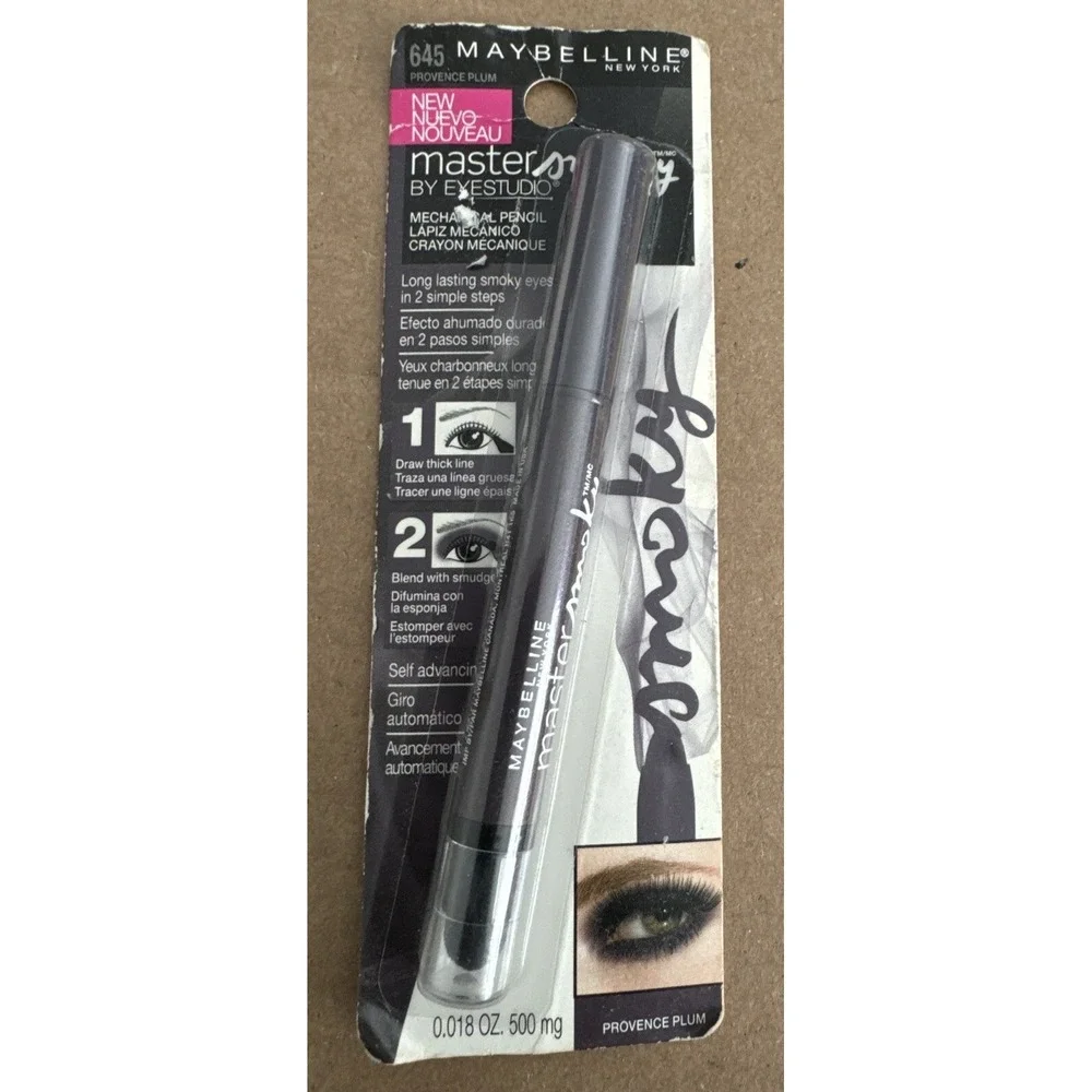 NEW Maybelline Master‎ Smoky Mechanical Eyeliner Pencil # 645 Provence Plum